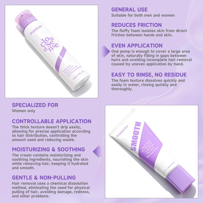 Spray-On Hair Removal Mousse